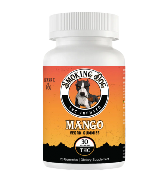 SMOKING DOG CBD + THC GUMMIES for Human Consumption