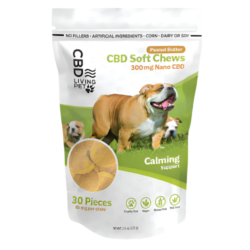 CBD DOG CHEWS PEANUT BUTTER - CALMING SUPPORT
